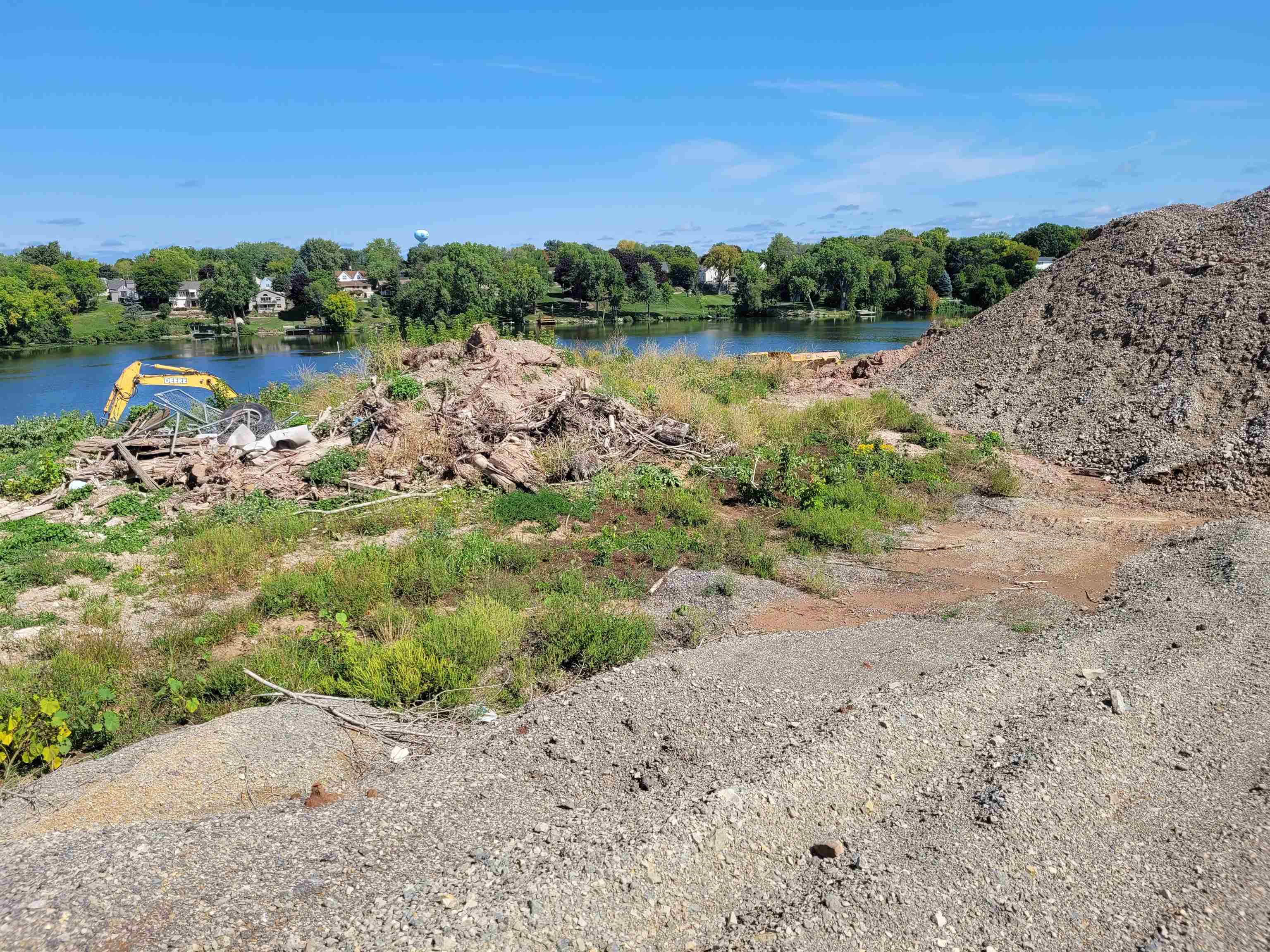 Views of Blue at the Trail Fox River front