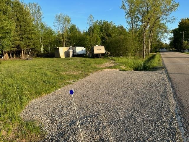 Seller installed driveway.