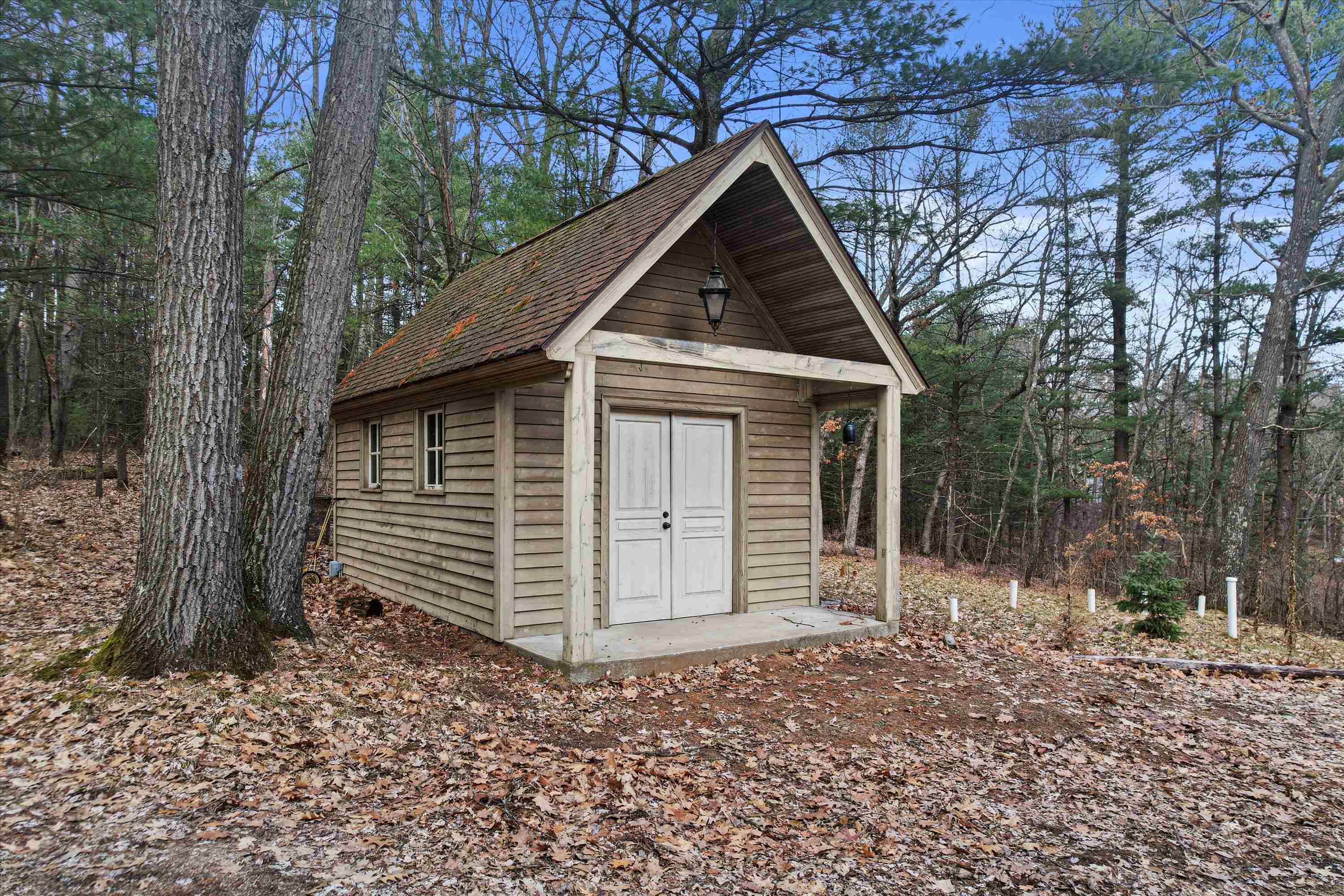 Property also has a boat house