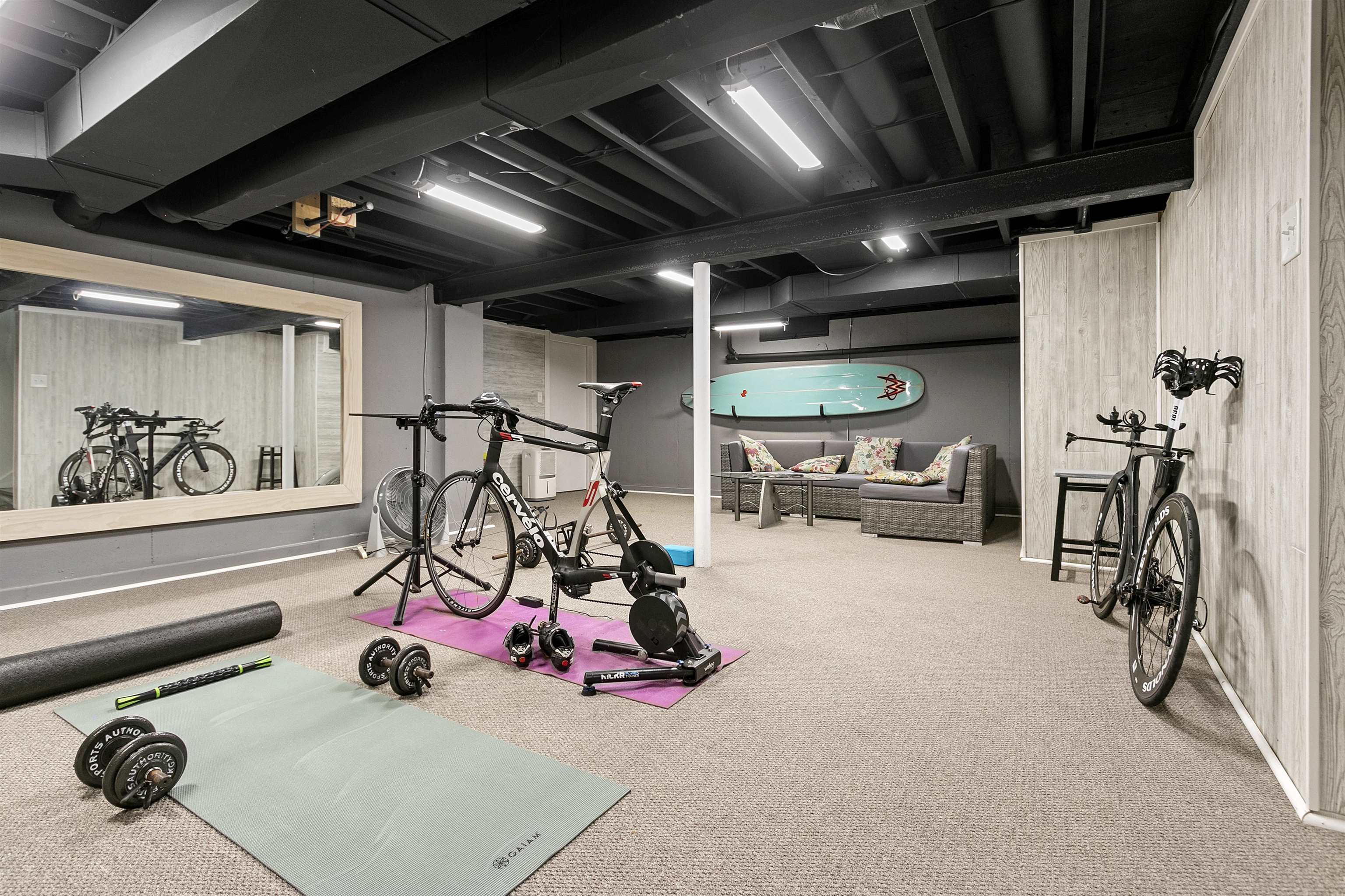 Partially finished LL Exercise Room