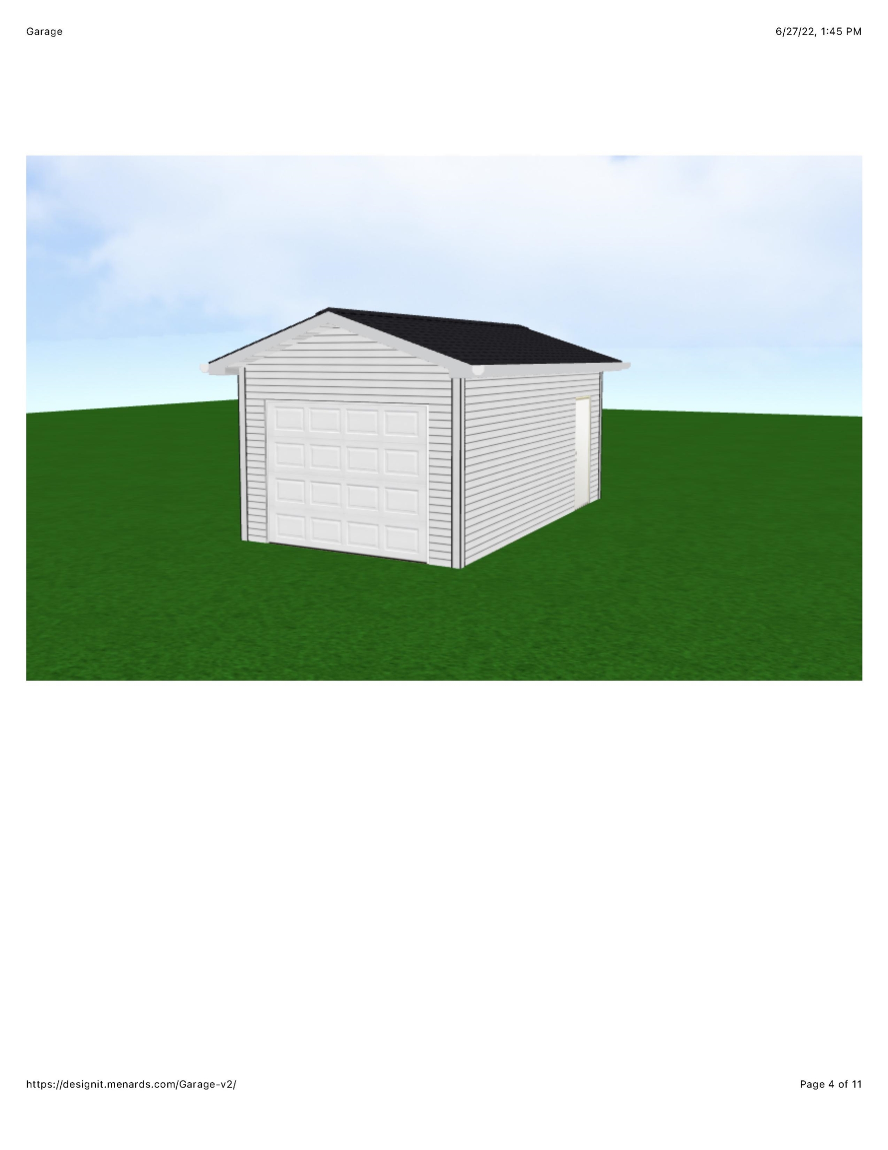 To-Be Mock up of garage.