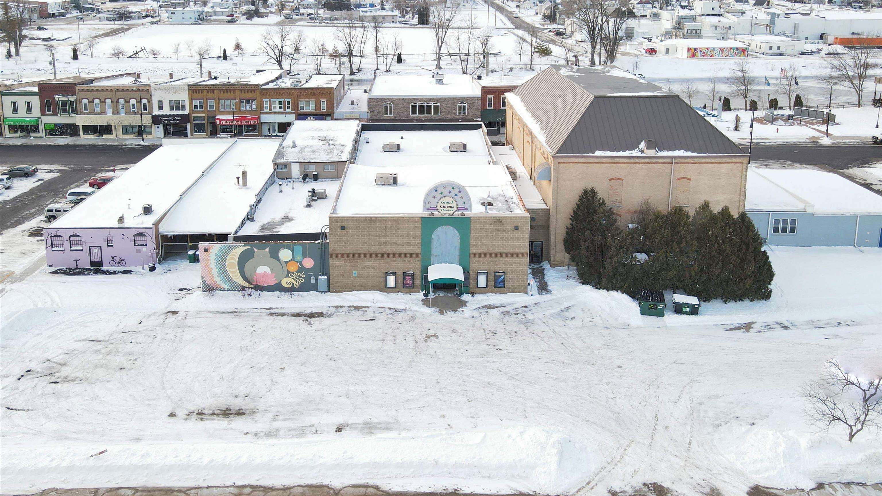 Parking lots are owned by the Theater