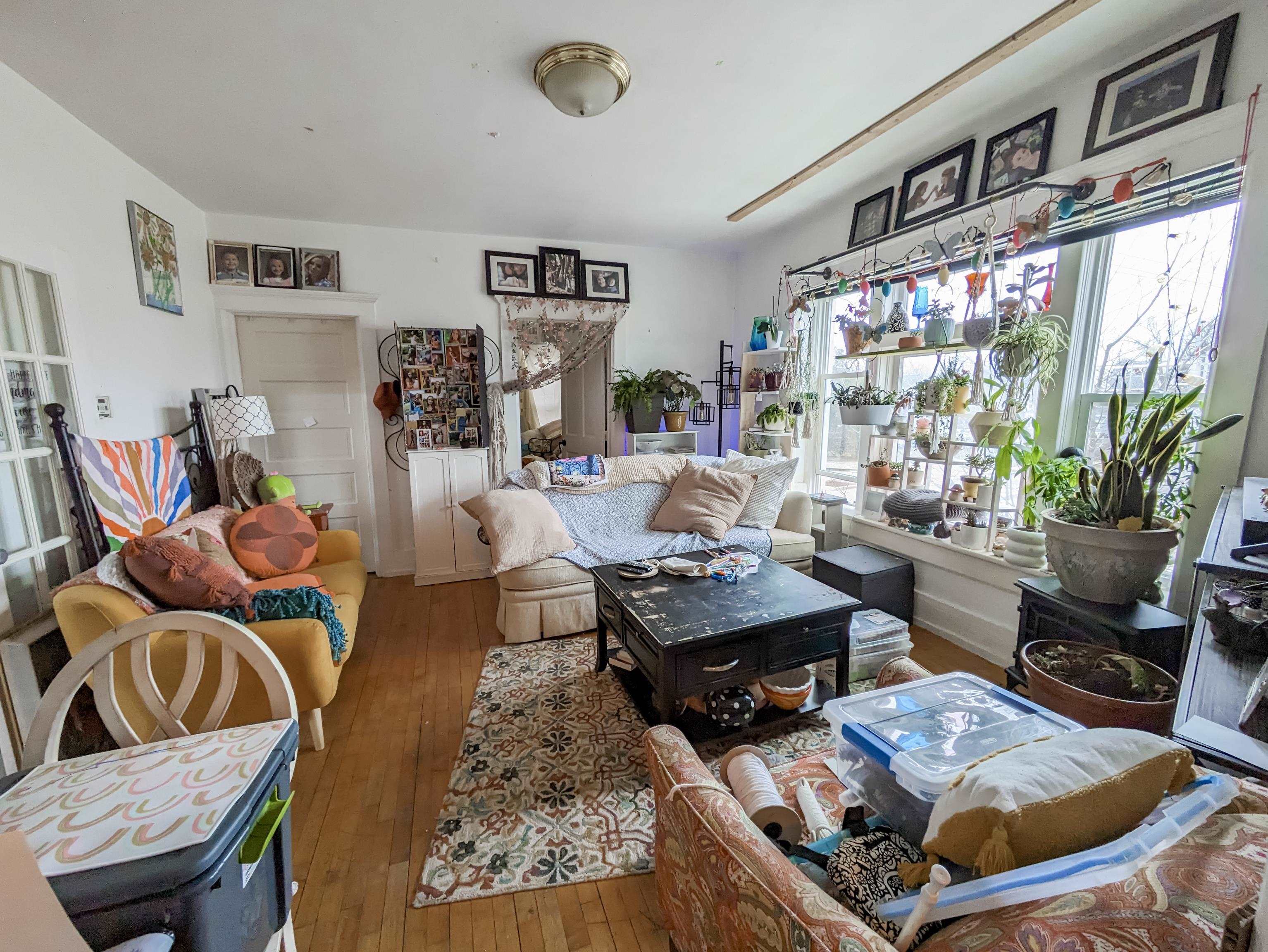 Morrison St Apartment Living Room