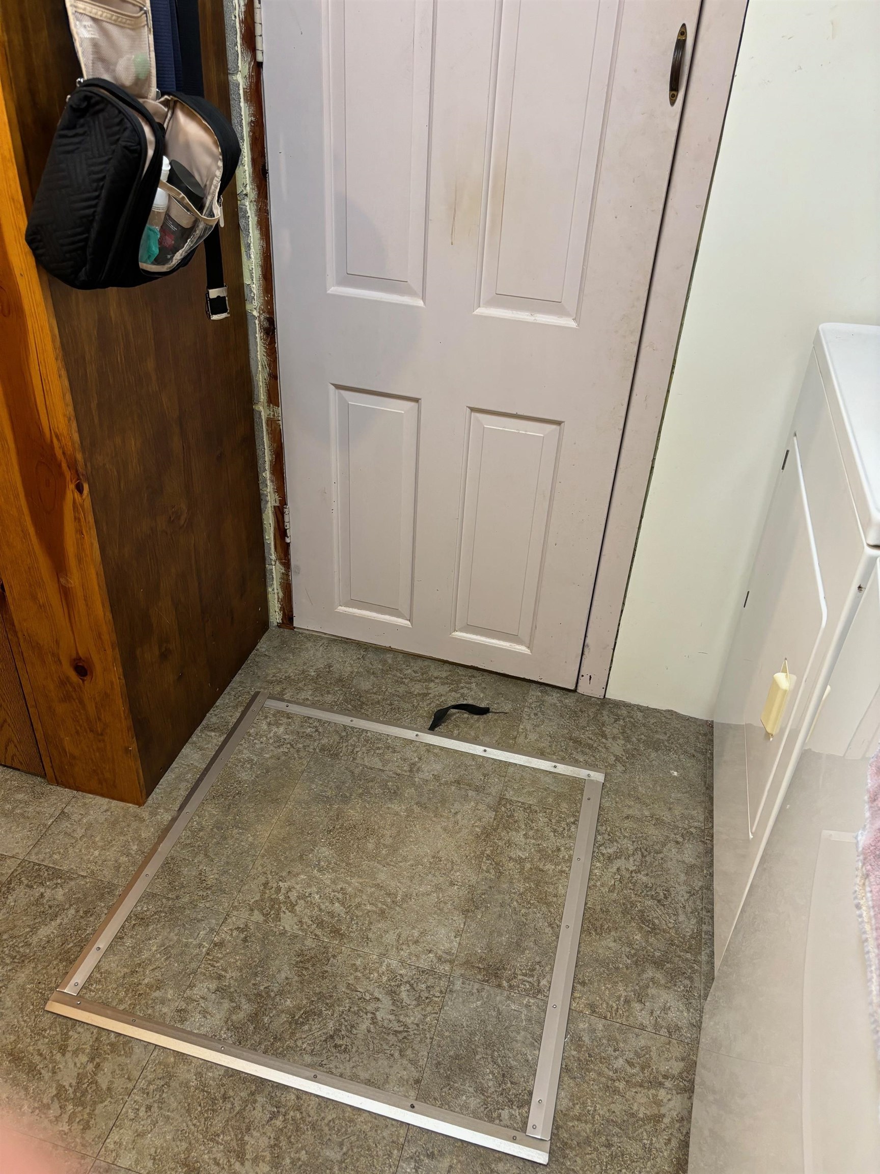 entrance to furnace and water heater below grade