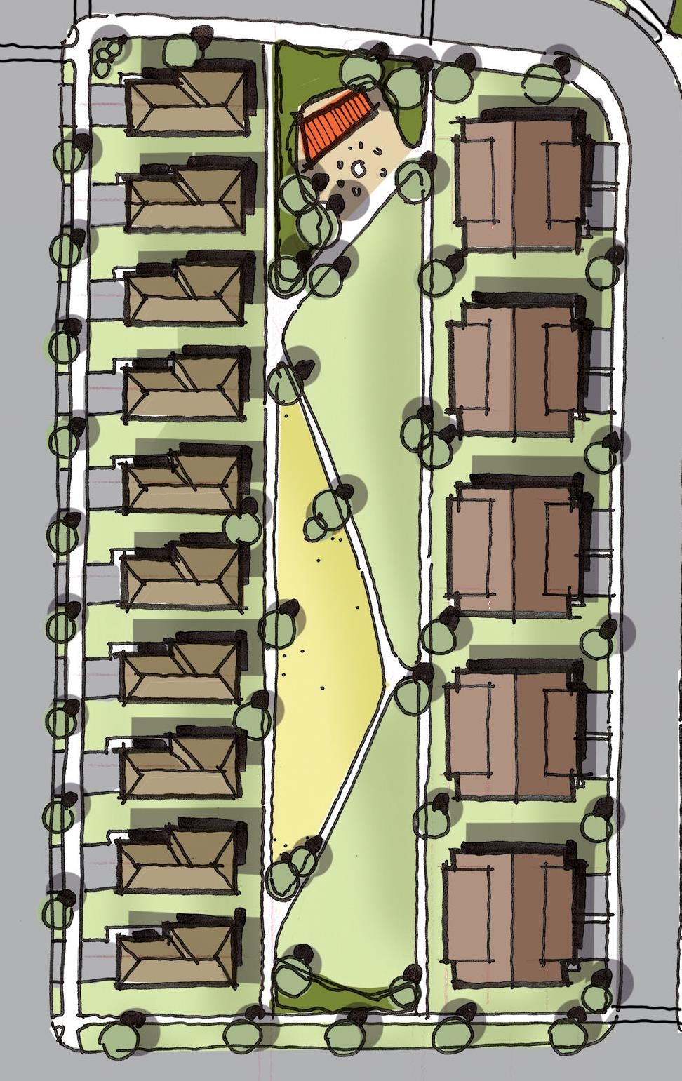 Satori Trail & Wilson St Landscape Concept