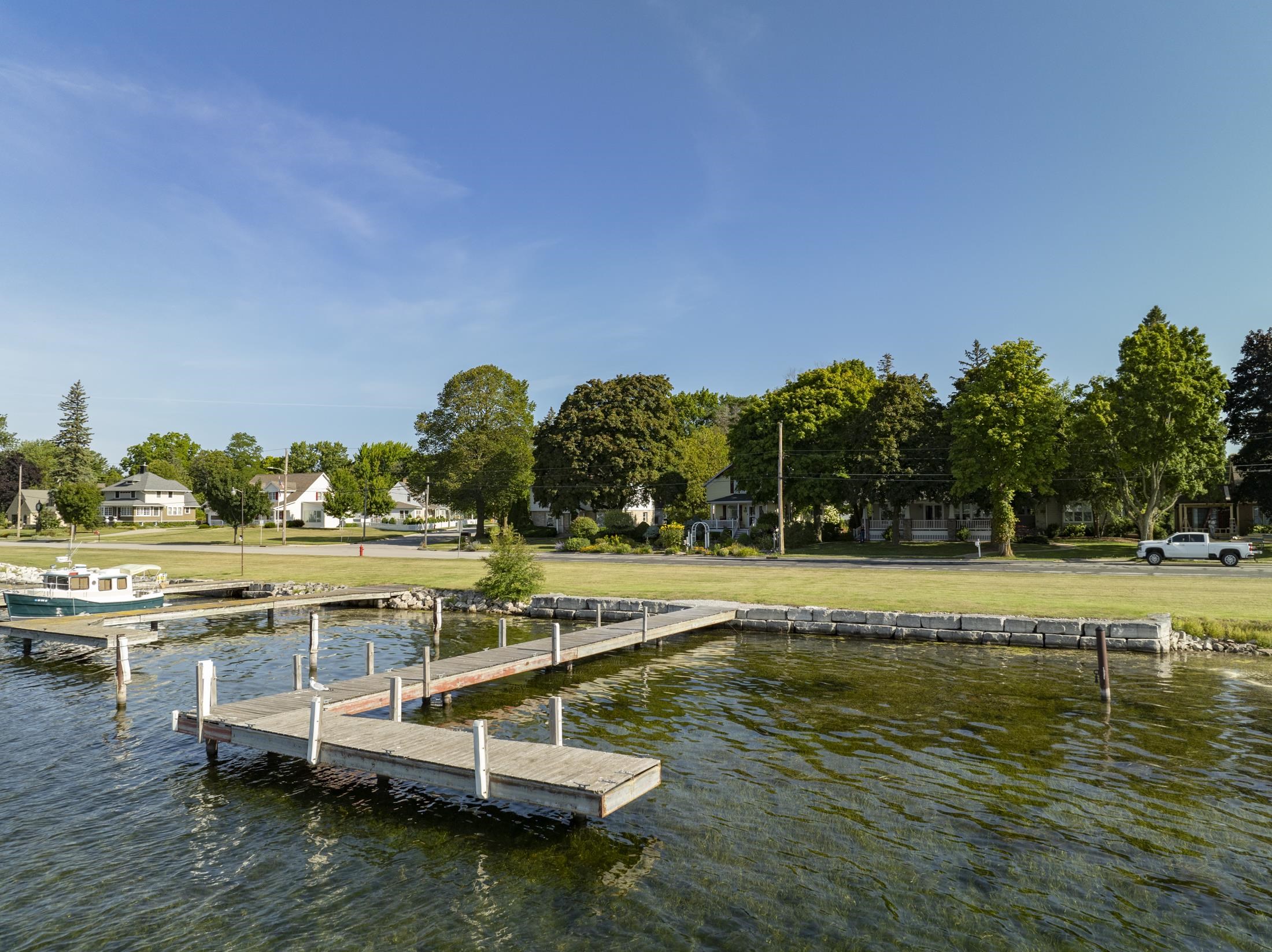 Private 75’ permanent pier with 50 amp power and water.