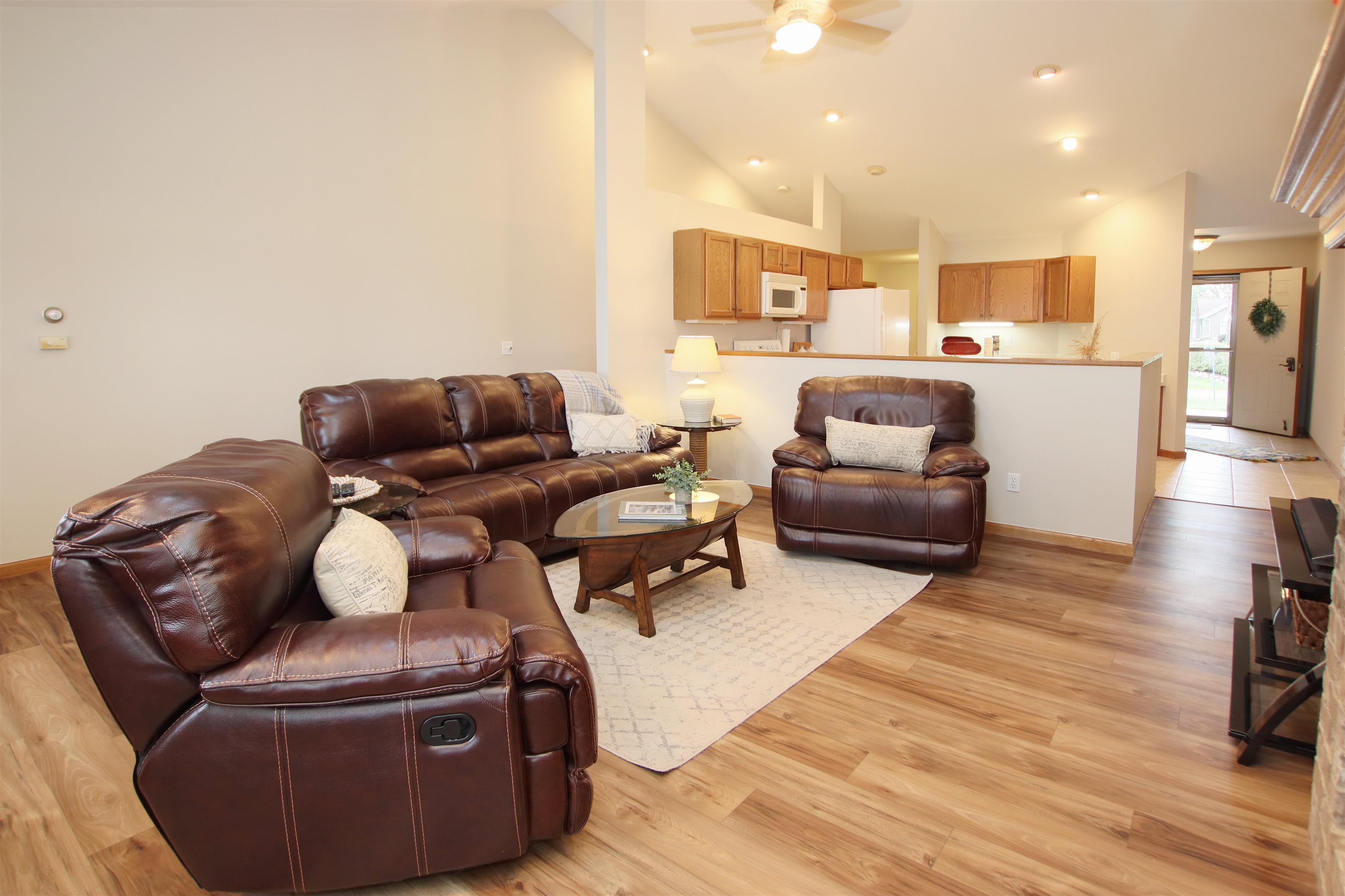 Living Room open to the Kitchen