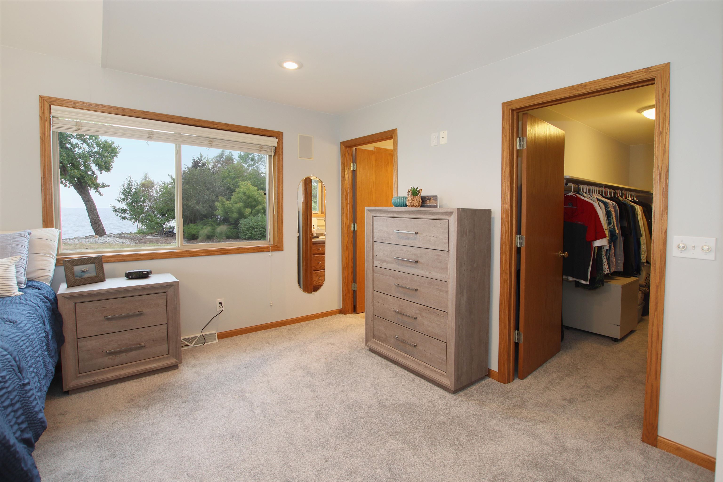 Primary Bedroom with private Bath and Walk-In Closet