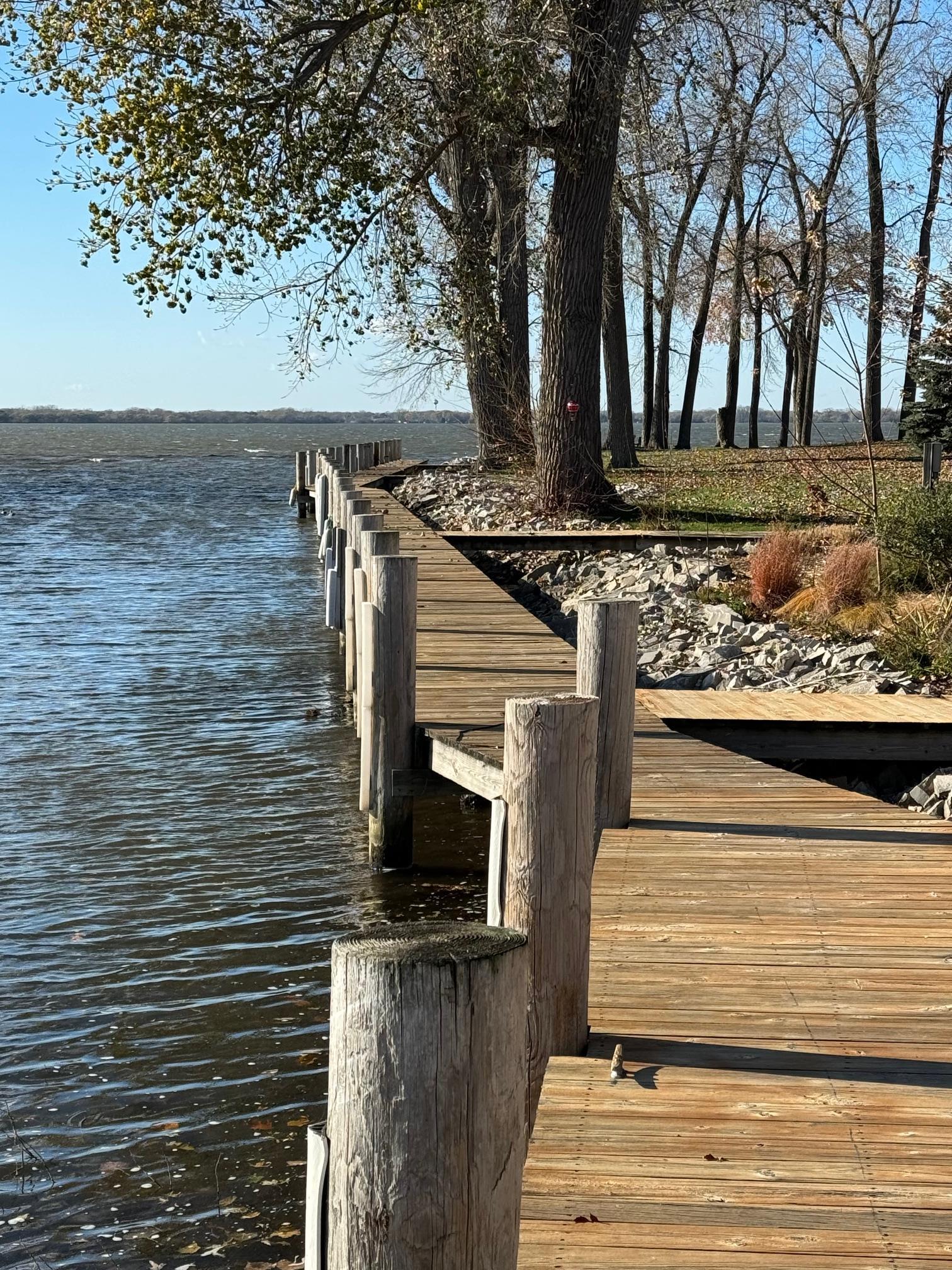 Dock looking out to lake