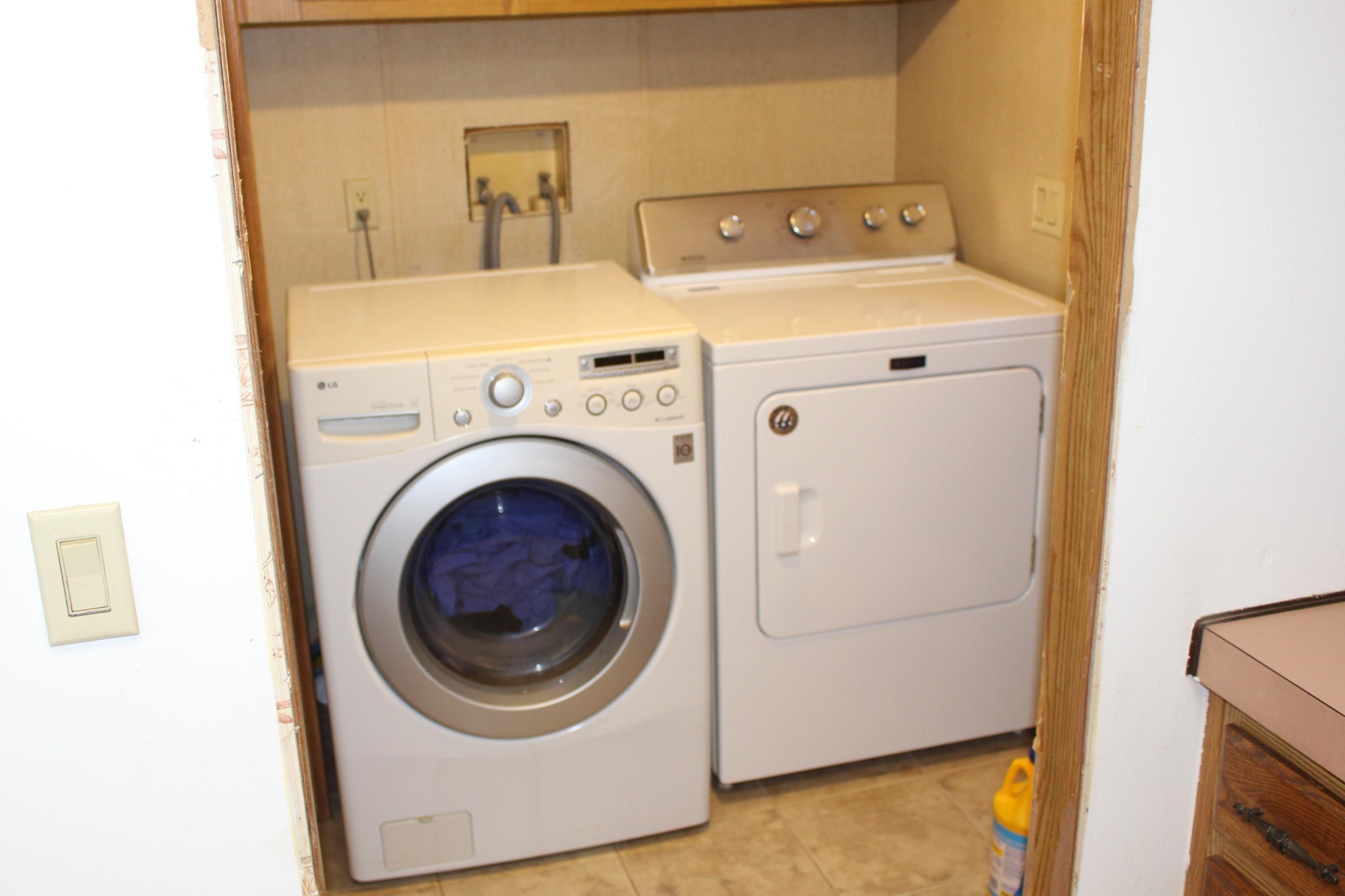 First floor laundry