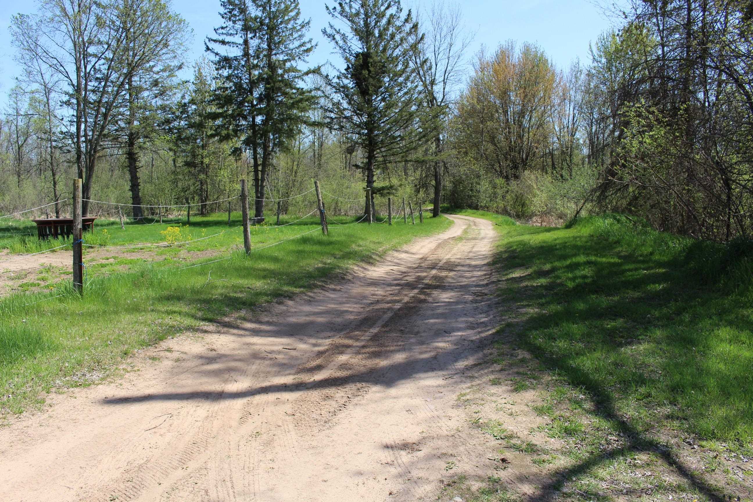 This is looking back toward the roadway entrance to back portion of parcel