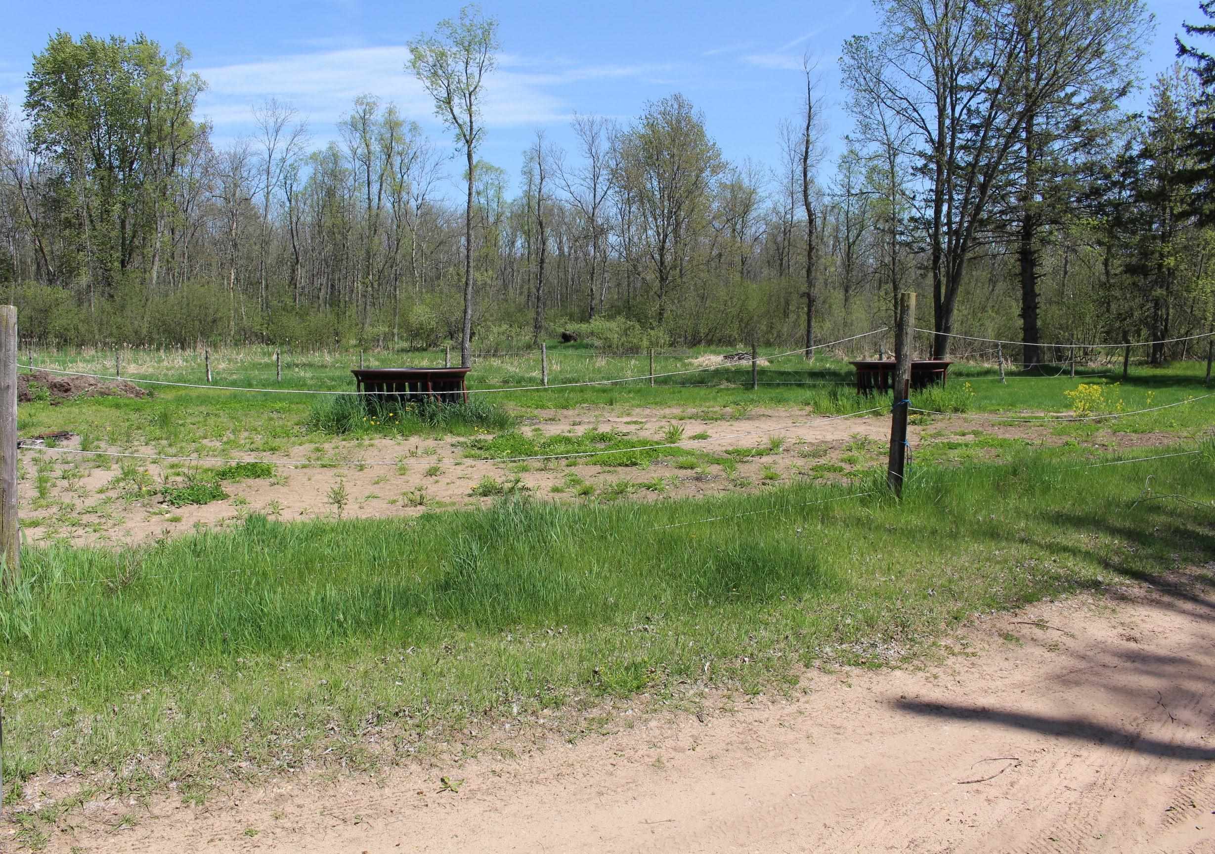 As one enters the back parcel, there is a horse pasture