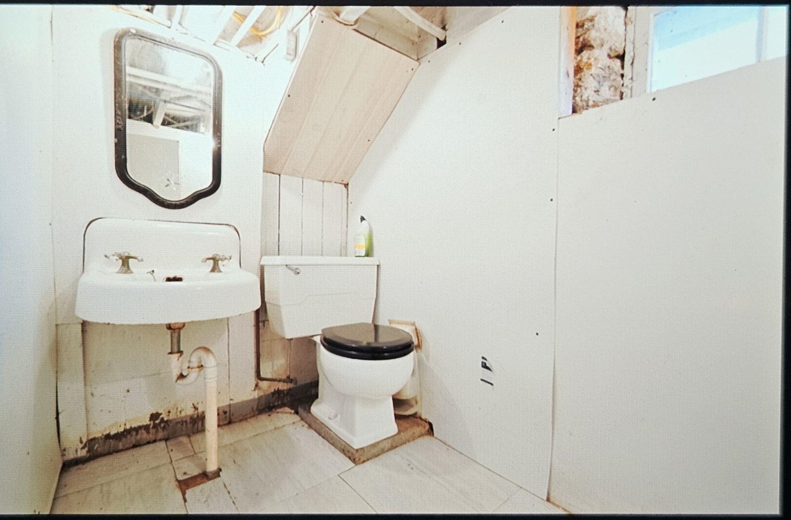 Half bath in basement