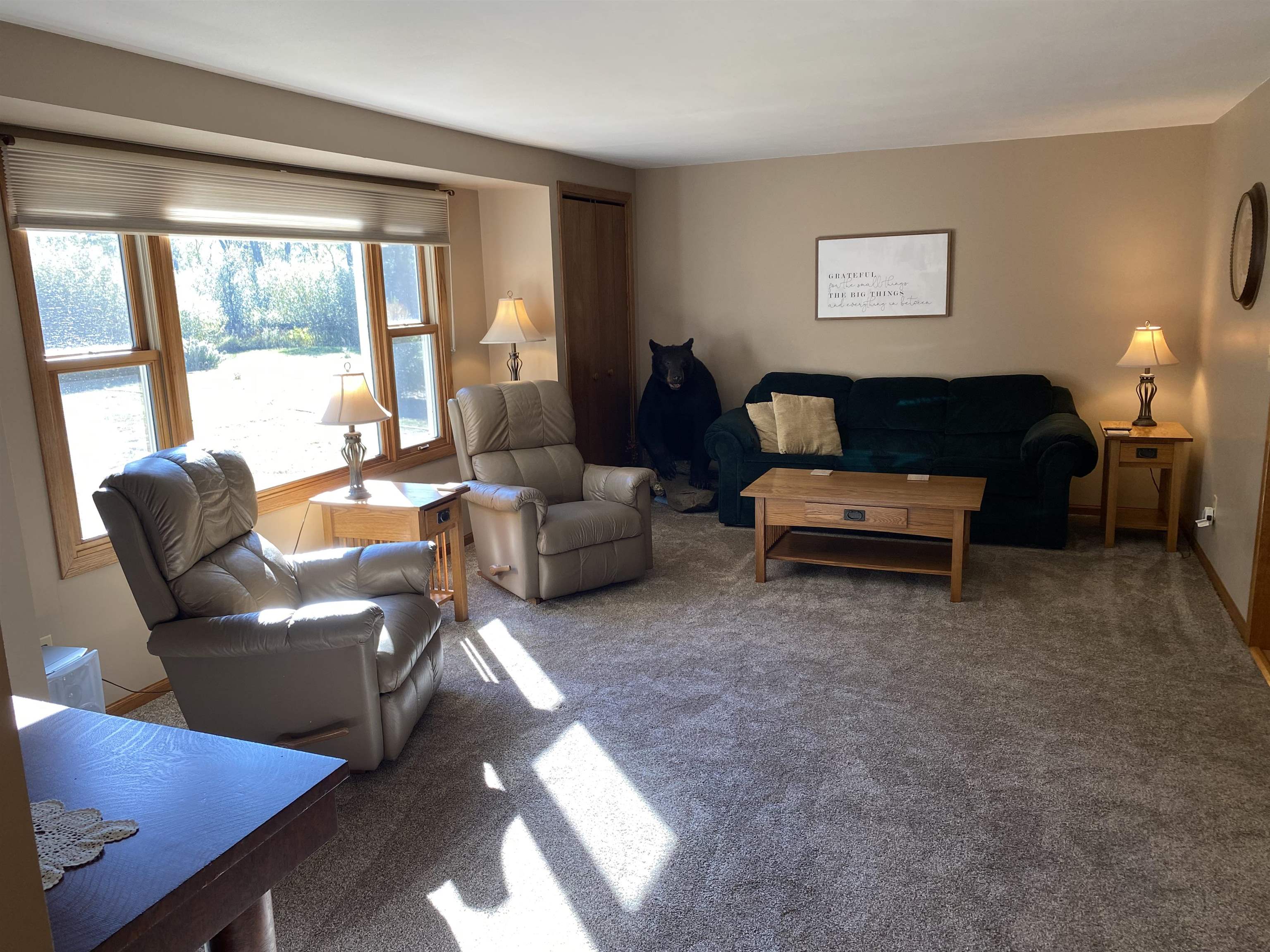 Living room from formal dining room