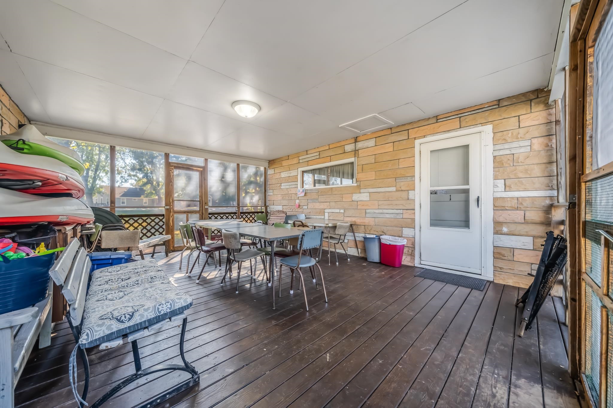 Screened porch