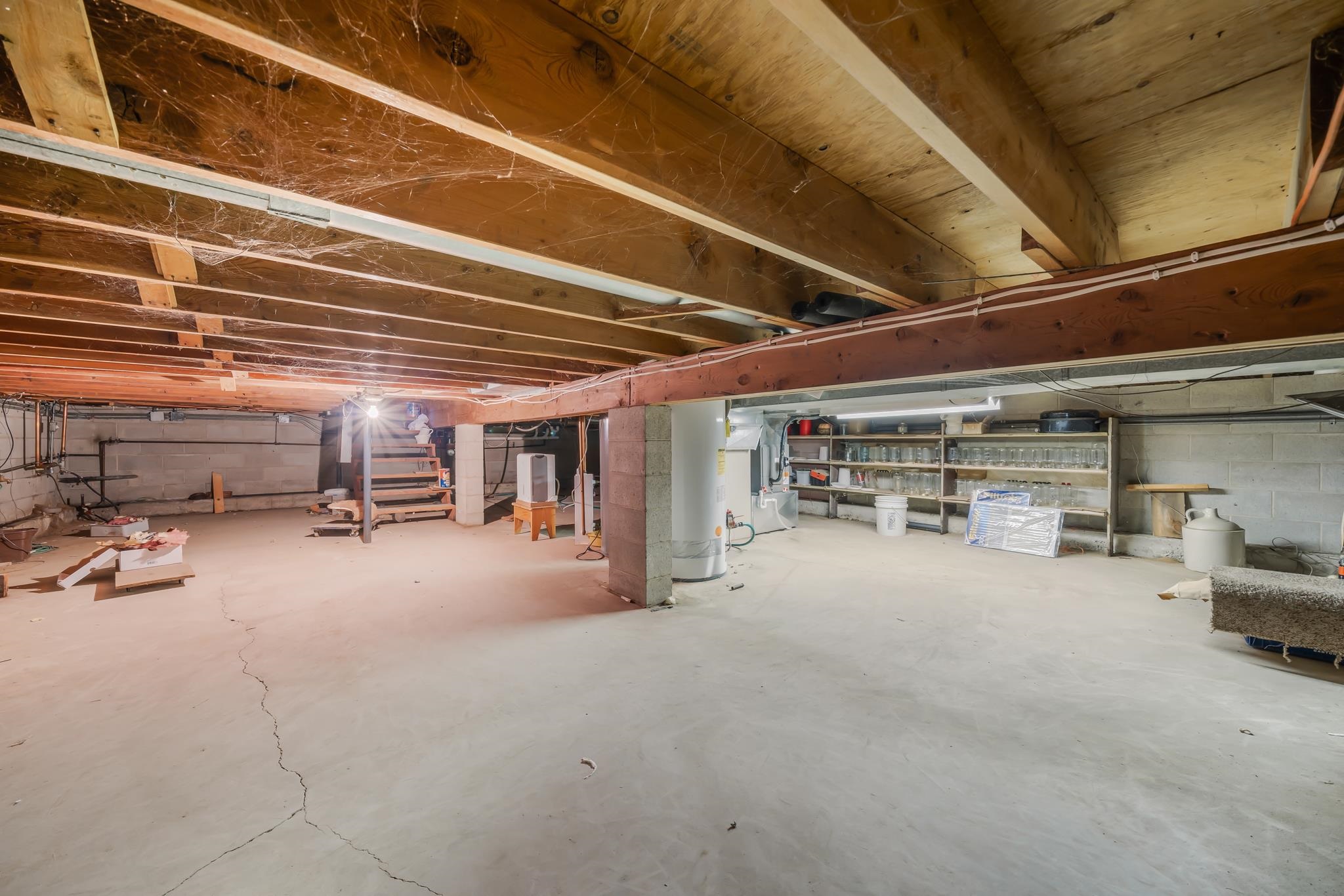 Crawl space in Main house