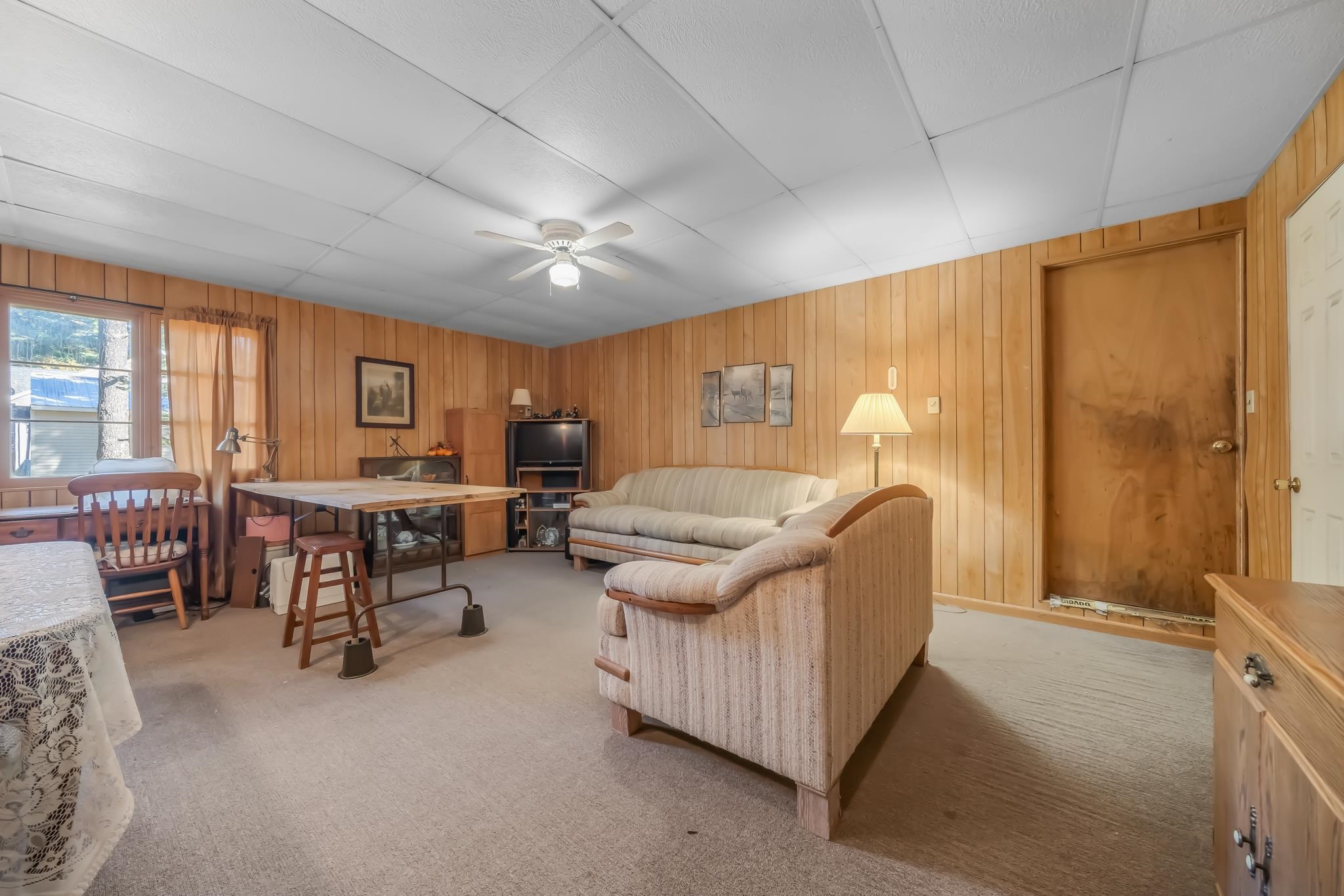 Family room in Main house