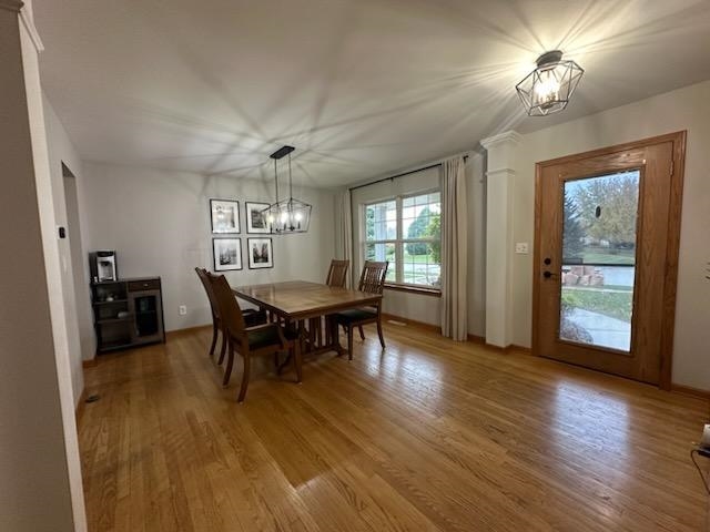 formal dining area